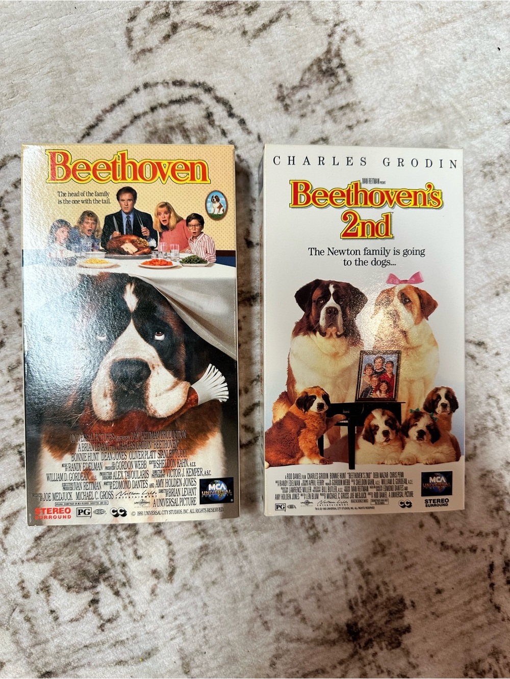 Beethoven & Beethoven's 2nd VHS Movie Set